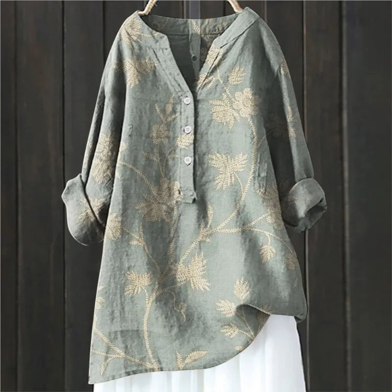 Qinna | camisa de lino y algodón
