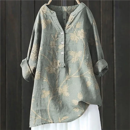 Qinna | camisa de lino y algodón