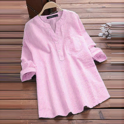VALERIANA | Blusa casual y elegante de algodón
