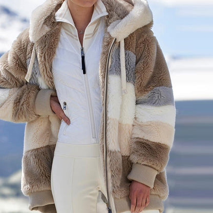 Chaqueta polar con capucha | Azalea