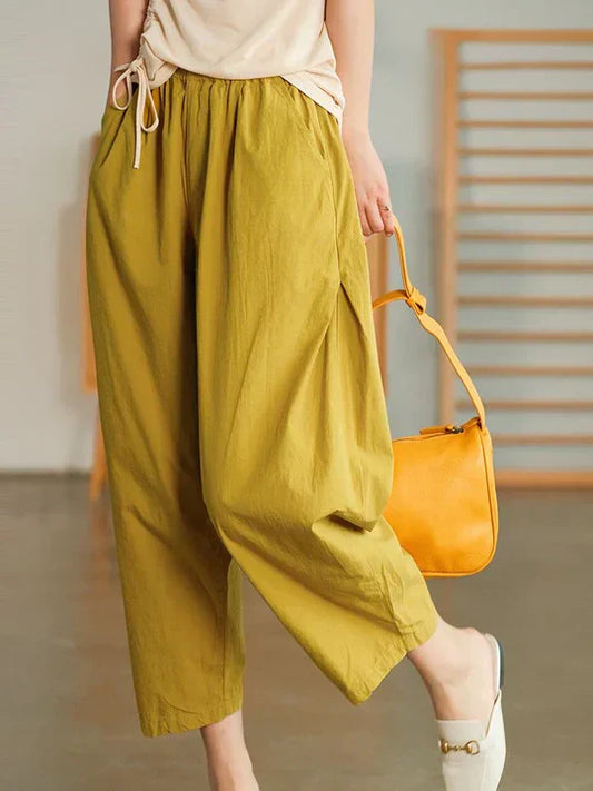 Pantalones de verano de algodón