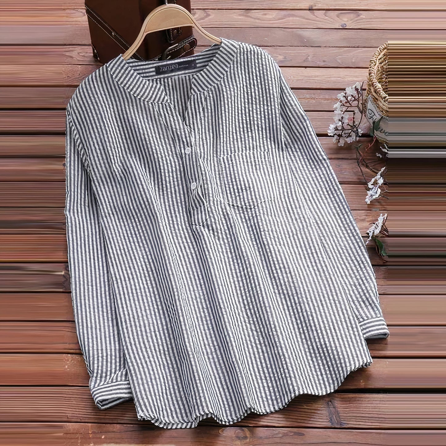 VALERIANA | Blusa casual y elegante de algodón