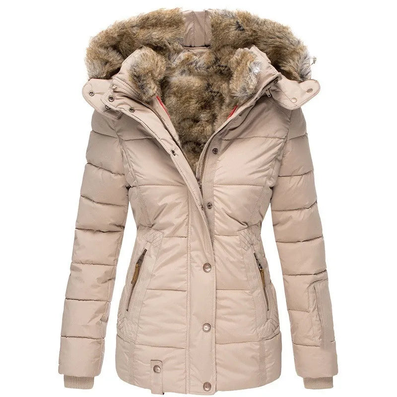 Tommy | chaqueta para mujer con cuello y pelo