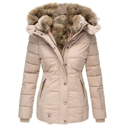 Tommy | chaqueta para mujer con cuello y pelo