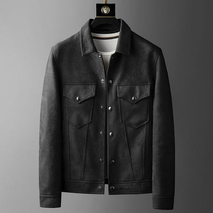 Hernan | Abrigo Casual Otoño Retro Solapa Hombre