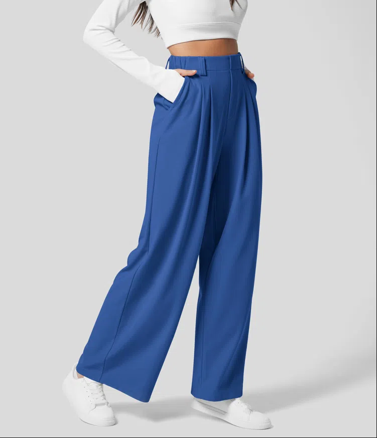 Pantalones slim fit casual para mujer