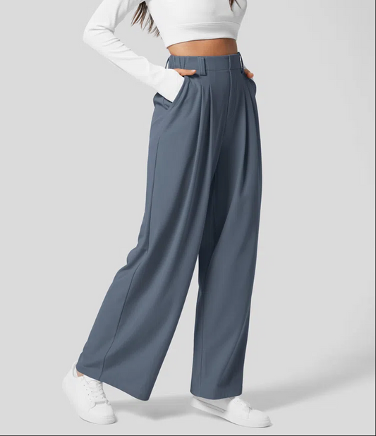 Pantalones slim fit casual para mujer