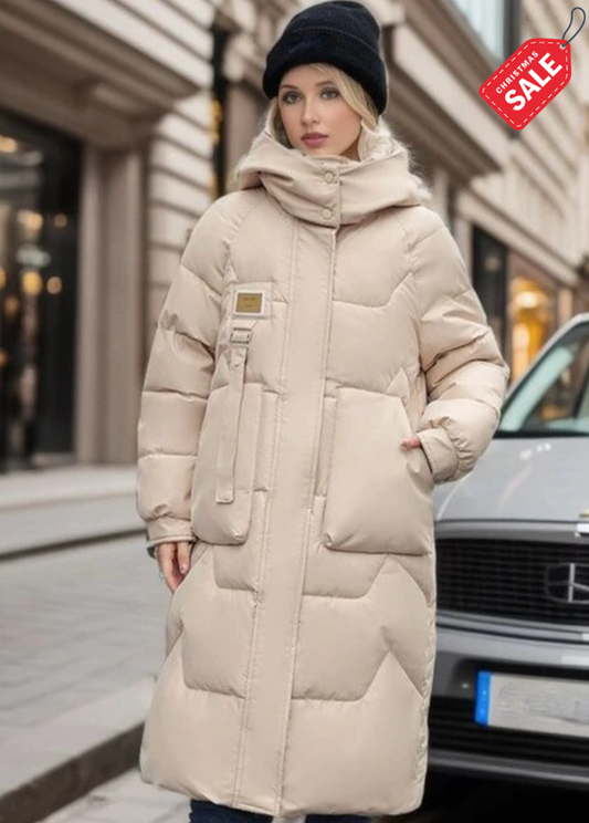 Quinn | Chaqueta abullonada alargada