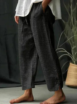 Pantalones a rayas clásicos