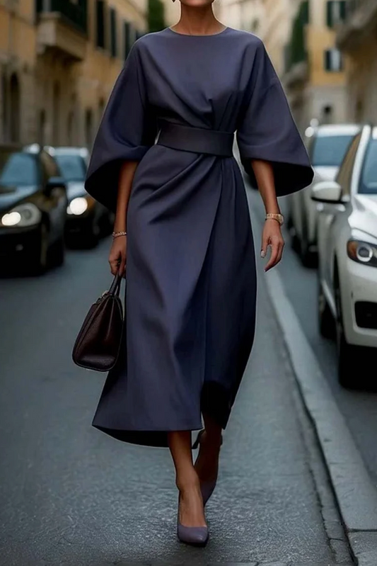 Vestido elegante con cinturón