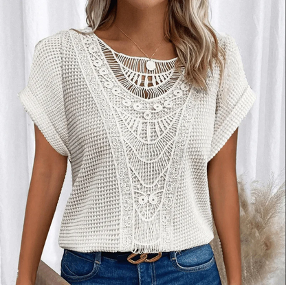 Blusa Amelia de mujer - Lujosa y vaporosa