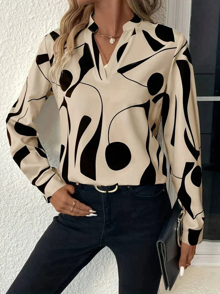 Blusa de mujer Isabelle - Elegante y estampada