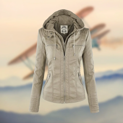 Aleena | elegante chaqueta de cuero