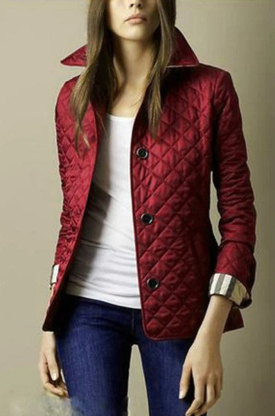 Chaqueta Evie slim de seda y algodón