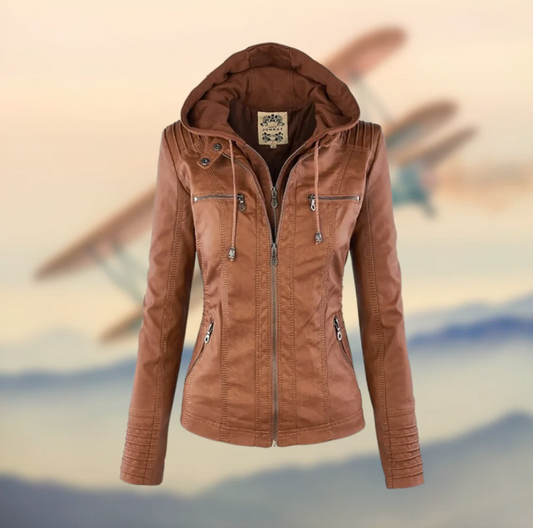 Aleena | elegante chaqueta de cuero