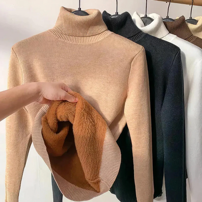 Isabella | elegante jersey de cuello alto para mujer