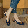 Damskie Płaskie Buty Slingback
