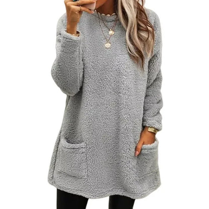 Romi - cálido jersey oversize con bolsillos