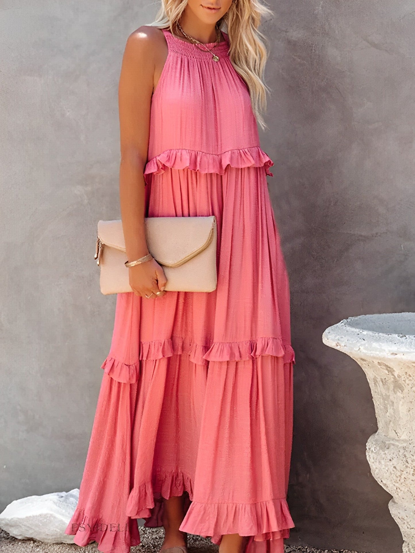 LUSI - Elegante vestido boho de verano