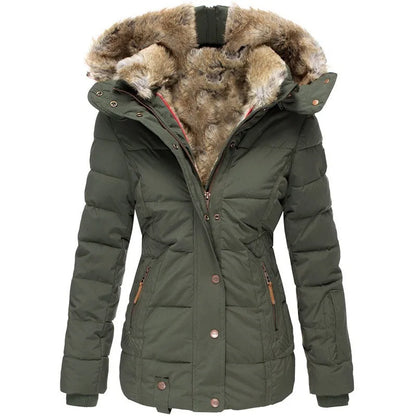 Tommy | chaqueta para mujer con cuello y pelo