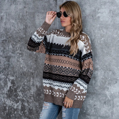 Jersey Daryana | Vintage Striped Knitted Sweater