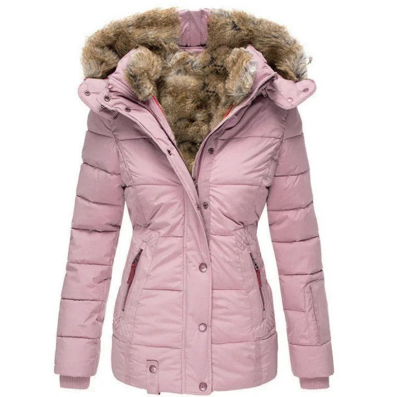 Tommy | chaqueta para mujer con cuello y pelo