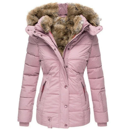Tommy | chaqueta para mujer con cuello y pelo