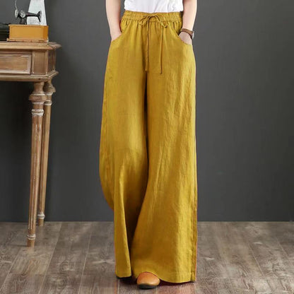 Pantalones Luciana - Pantalones ligeros de pierna ancha para el verano - Máxima transpirabilidad