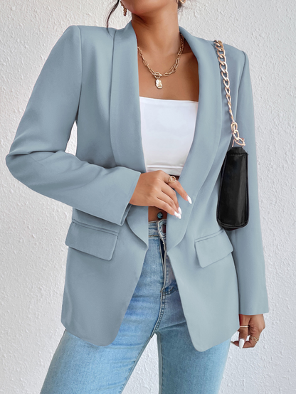 Blazer liso para mujer