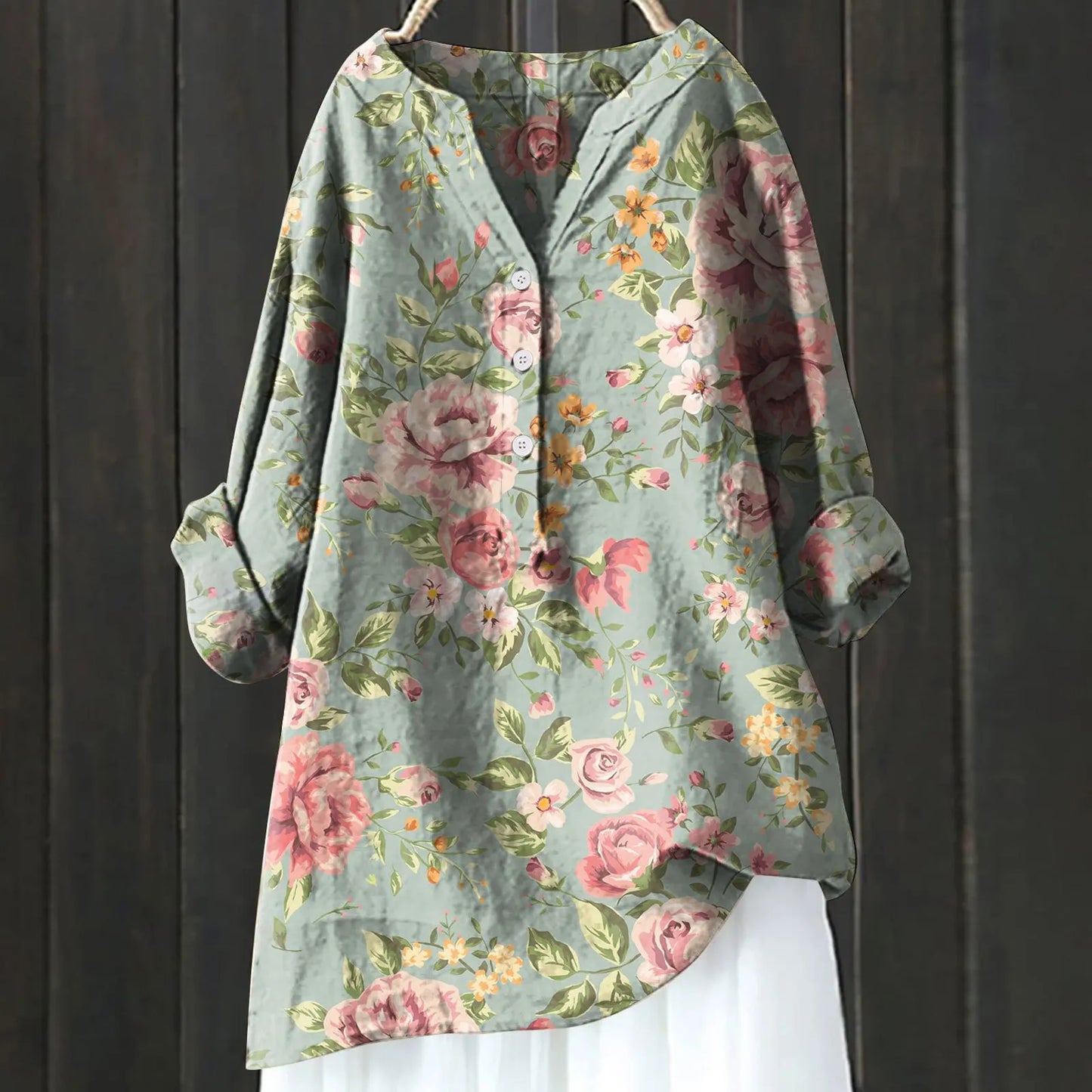 Qinna | camisa de lino y algodón