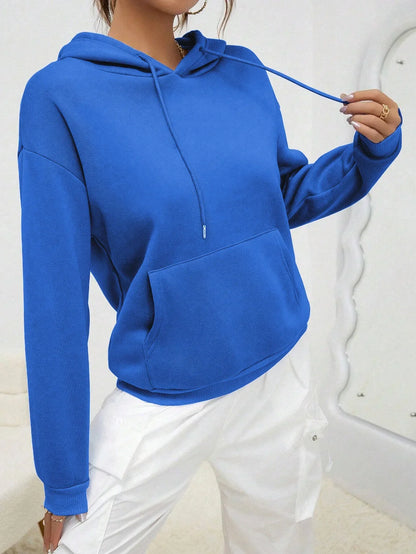 Dorte | Sudadera holgada con capucha y bolsillo para mujer