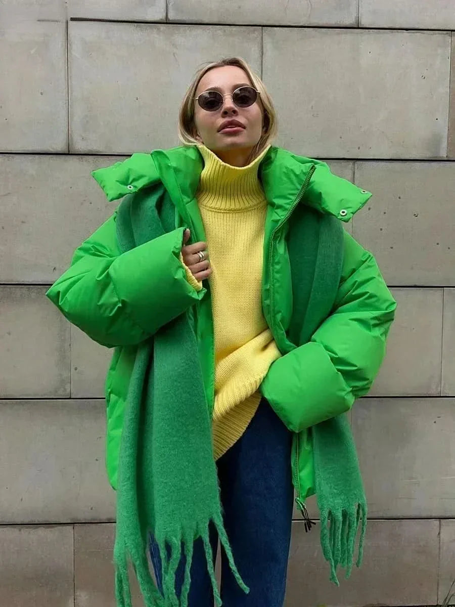 Chaqueta acolchada y chic para mujer