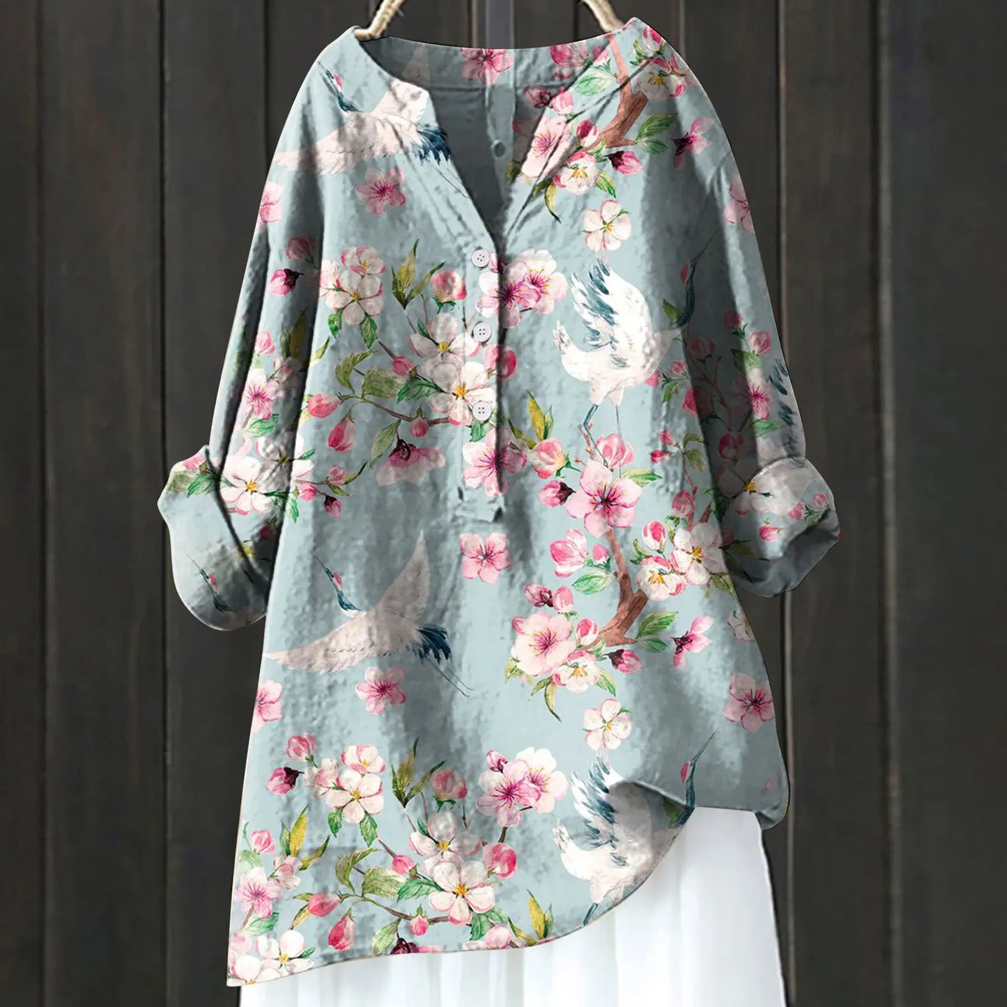 Qinna | camisa de lino y algodón