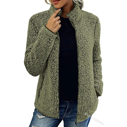 Chaqueta polar de invierno para mujer | tryne
