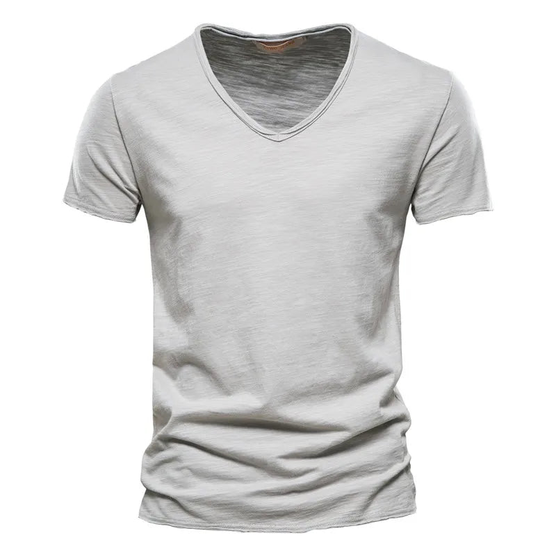 Męski Koszulka V Neck