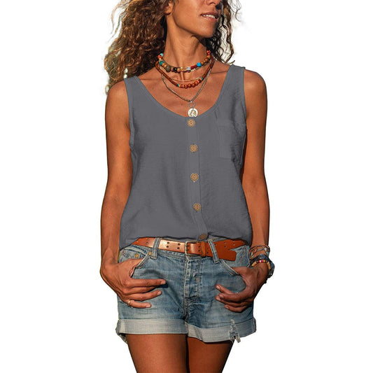 Renske - Camiseta de tirantes para mujer - Trendy & Lightweight