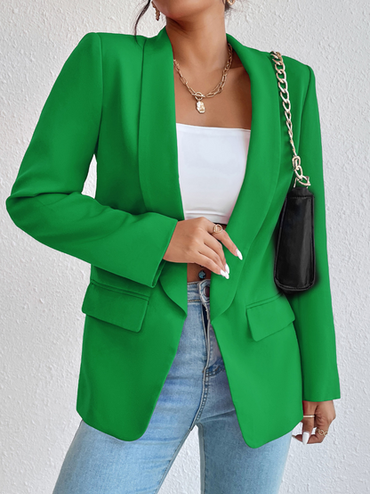 Blazer liso para mujer