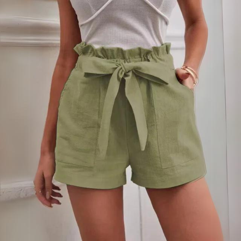 Senna | Elegantes pantalones cortos de mujer con cintura elástica