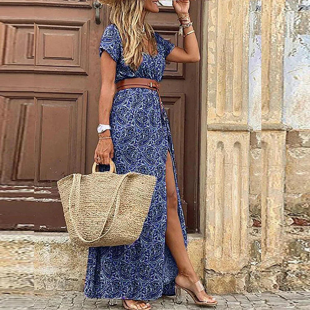 Irene - Vestido maxi boho