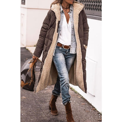 EVERLY | ABRIGO DE TEMPORADA DE DOBLE CARA