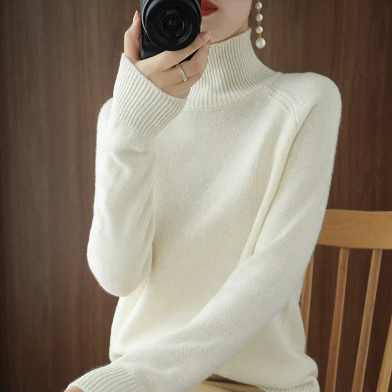 Evelyn | Jersey de cuello alto para mujer