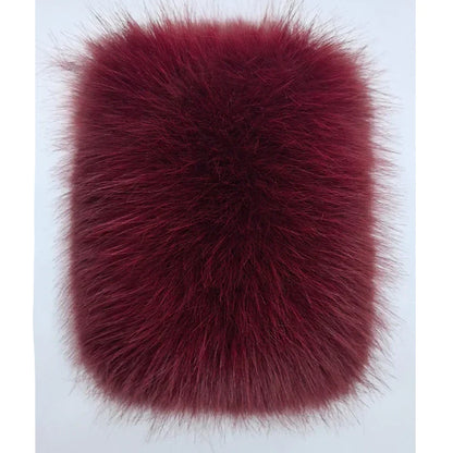 Elegante abrigo de piel para señora