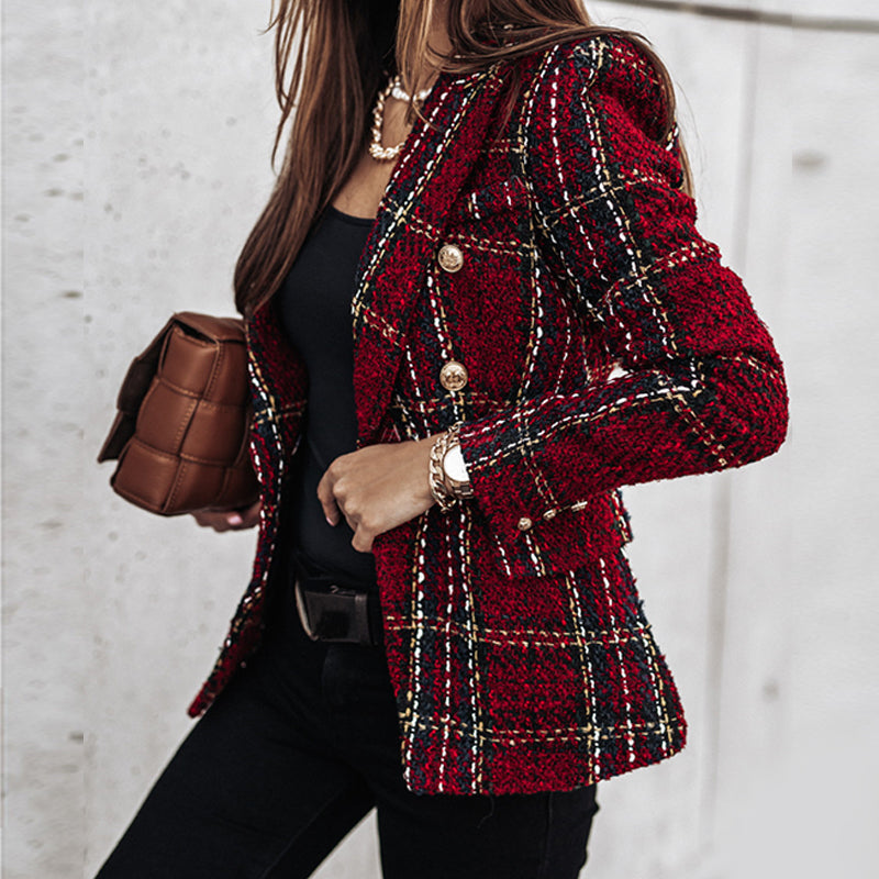Tove | Elegante blazer de cuadros