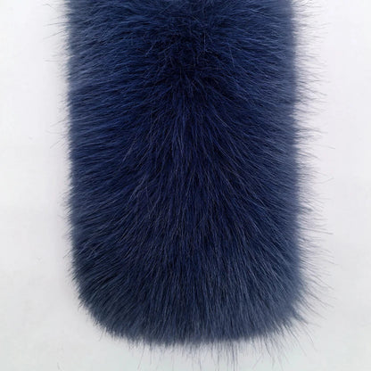 Elegante abrigo de piel para señora