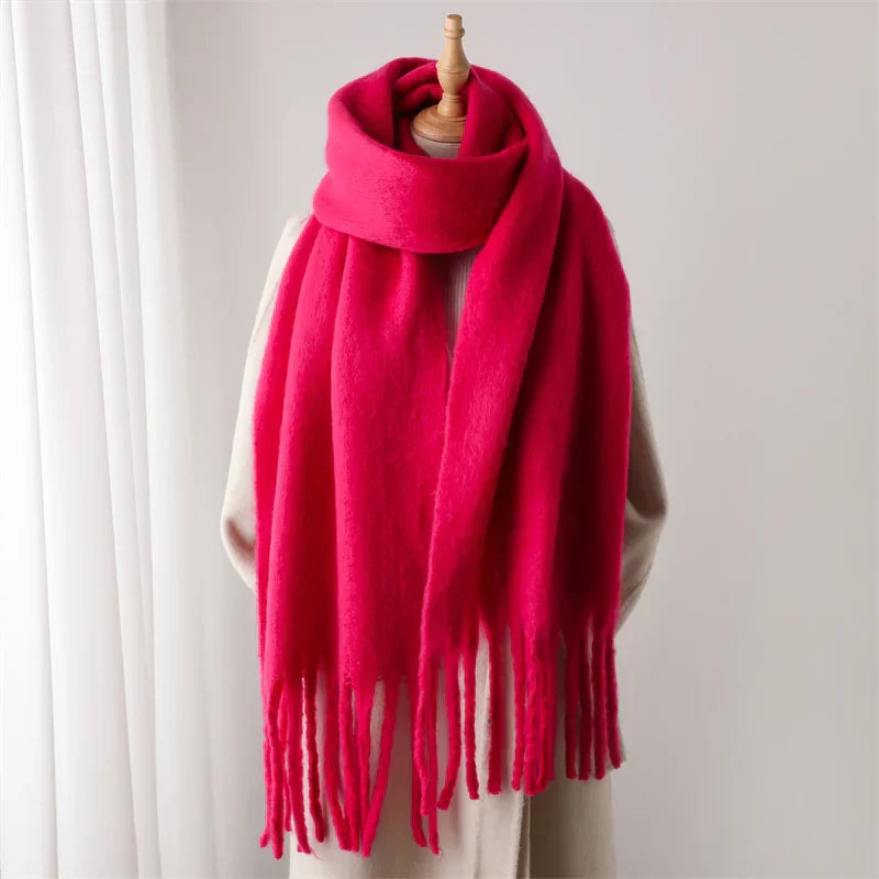 Velucci | Chic Bufanda de invierno de colores para las mujeres