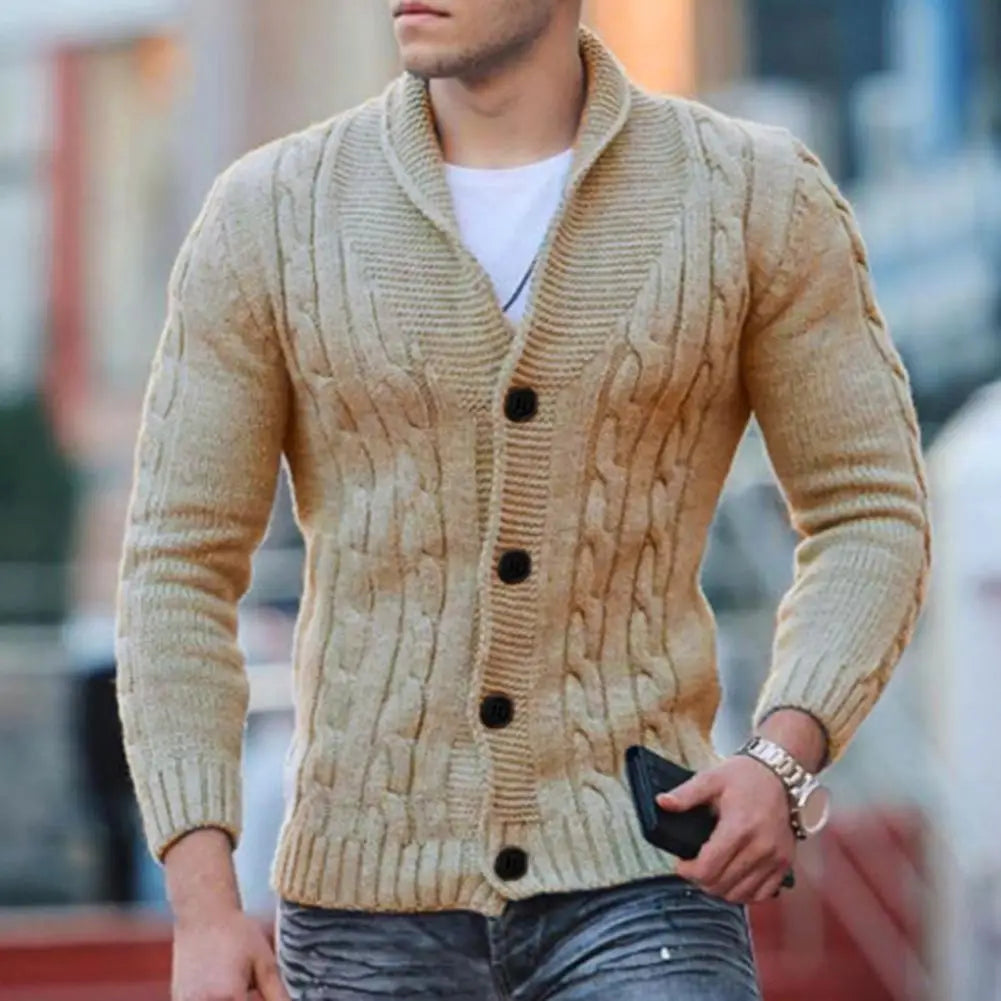 Bino Cardigan | Chaqueta de punto con cuello en V para hombre