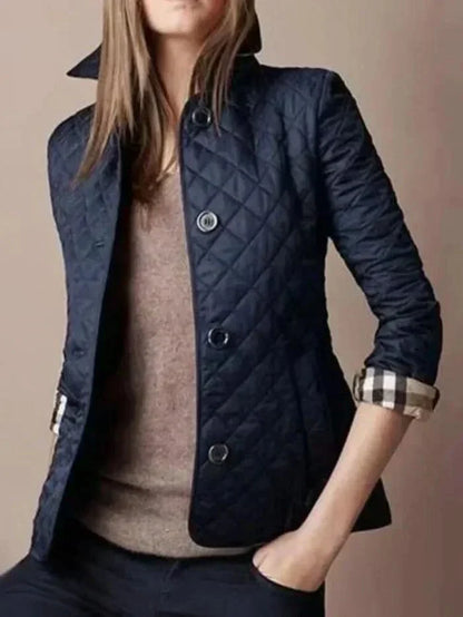 Chaqueta acolchada clásica para mujer