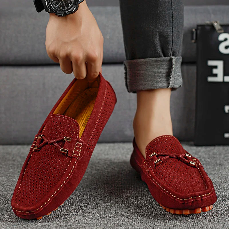 Męskie Buty Mokasyny Casual