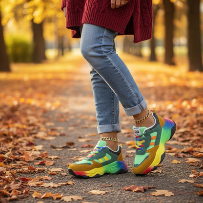 Annemijn | Zapatillas cómodas para mujer Estilo colorido