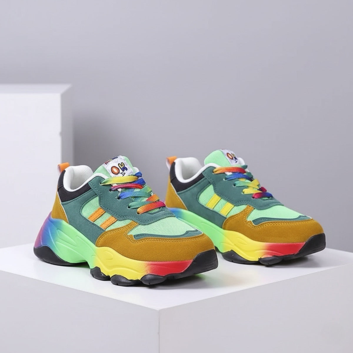 Annemijn | Zapatillas cómodas para mujer Estilo colorido